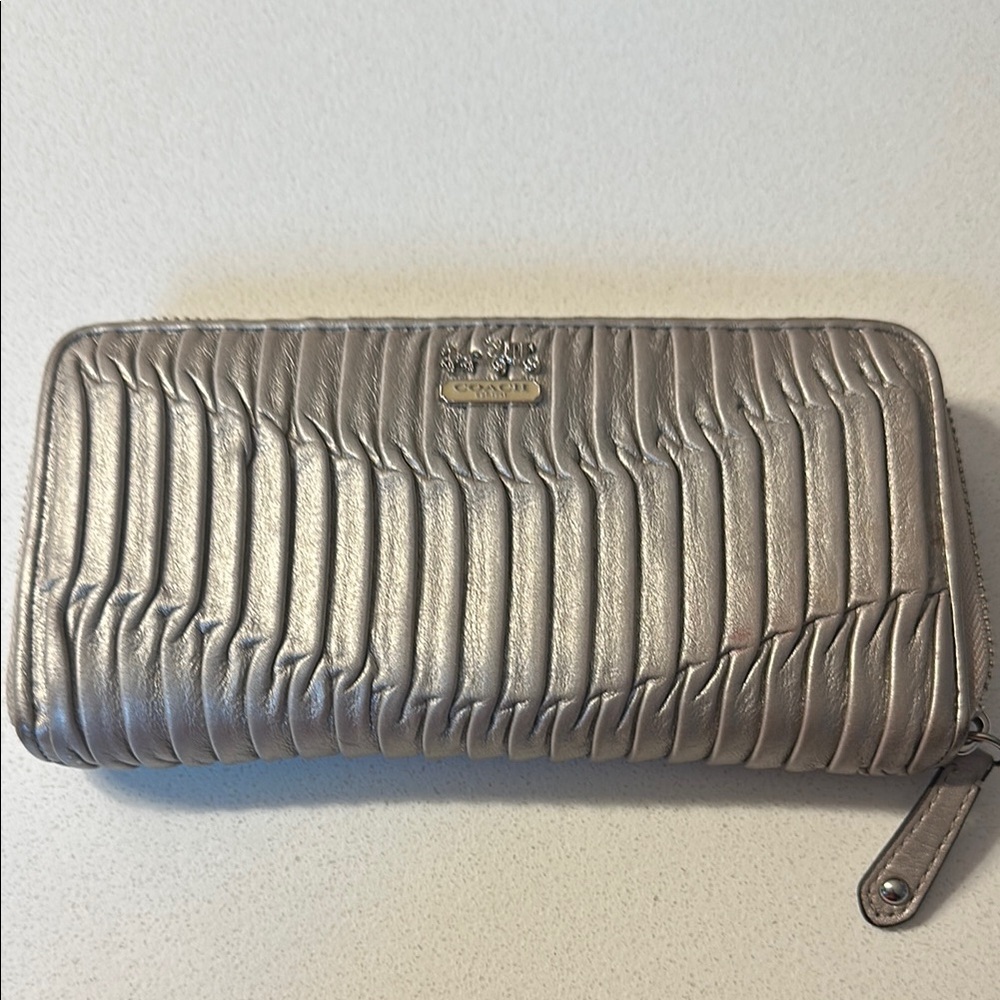 Coach Metallic champagne Wallet